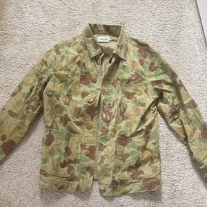 Taylor Stitch Camo Field Shirt Jacket - Green & Brown